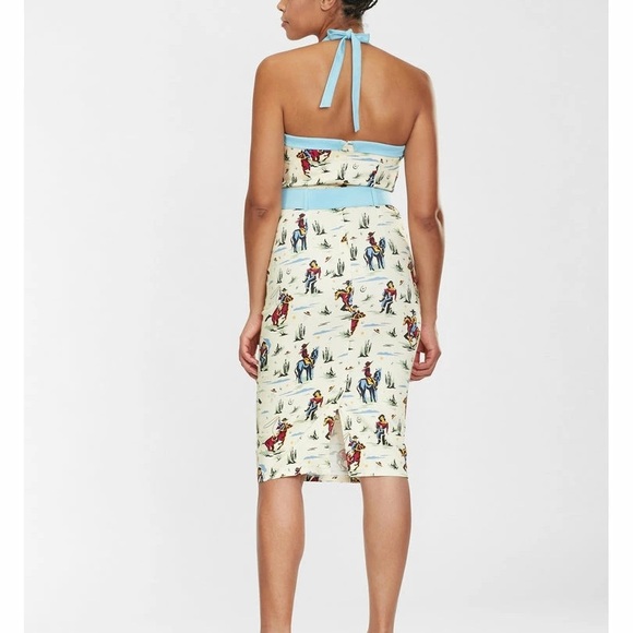 Collectif Rodeo Wiggle Dress - Picture 2 of 8